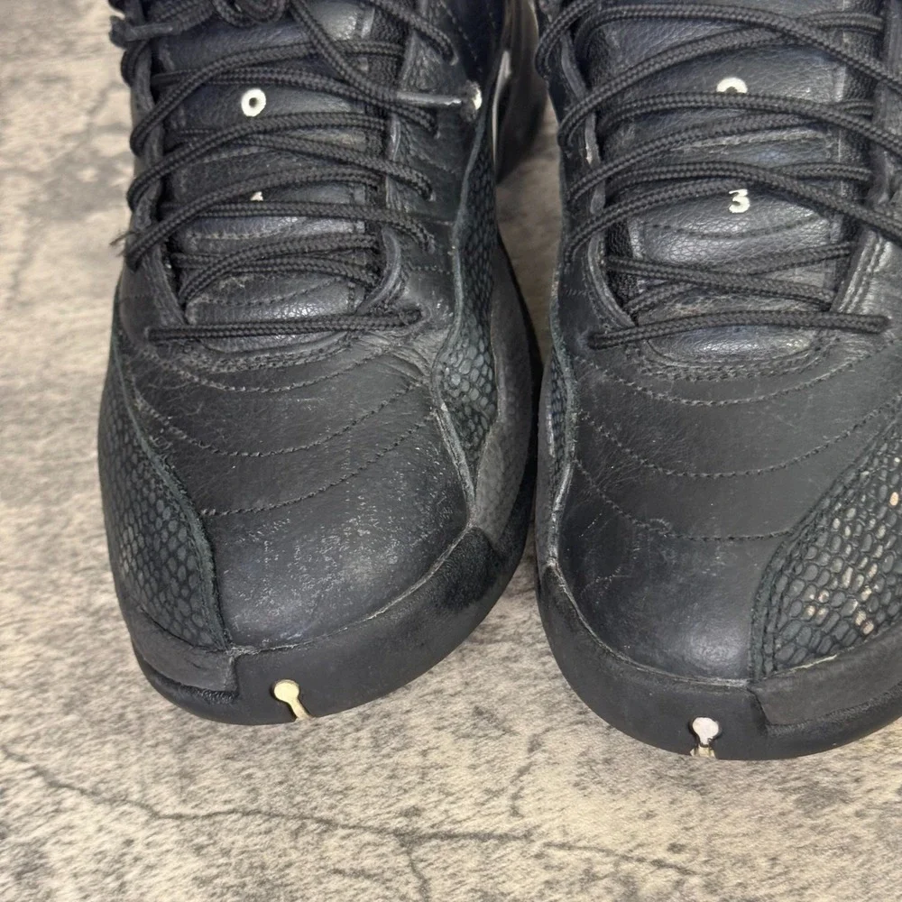 Jordan Air Jordan 12 Retro The Master Men 8 Black White 130690-013